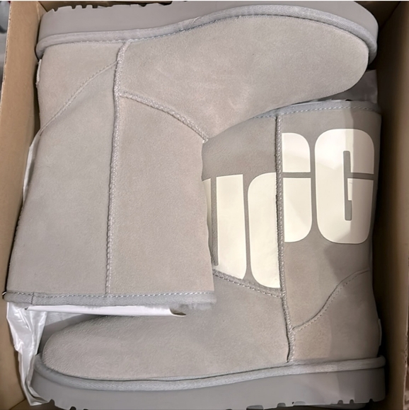 UGG Gray Suede Boots - Picture 9 of 10
